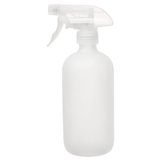 Suihkepullo lasia 500 ml, huurrettu