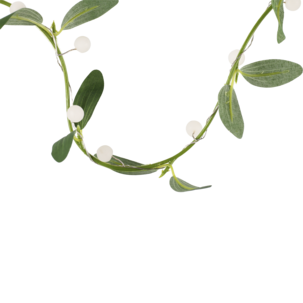 Batteridriven ljusslinga girlang blad och bär 2 m inomhus