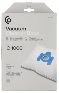 Dammsugarpåsar C1000, 4-pack