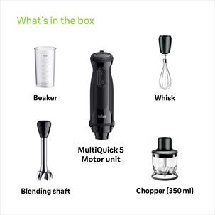 Braun Sauvasekoitin, vispilä, 1000 W, MQ50202M