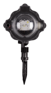 LED-projektor med snöeffekt