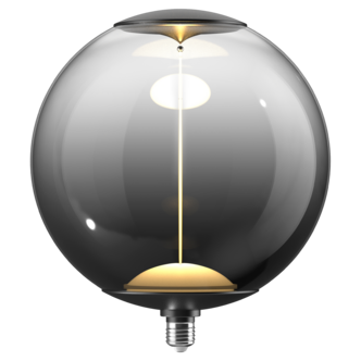 Smokey LED-globlampa E27 12 W dimbar magnetiskt filament, 28 cm