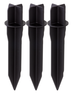 Markspjut 27 mm till solcellslampa, 3-pack