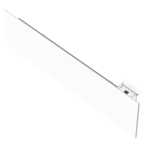 Sähköpatteri seinään termostaatilla 230 V, valkoinen, 900 W