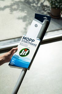 Jif mopp startpakke med to tørrmopper