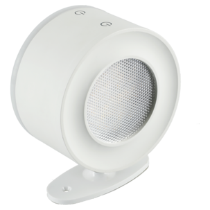 Vegglampe opp/ned oppladbar, dimbar LED, USB, hvit