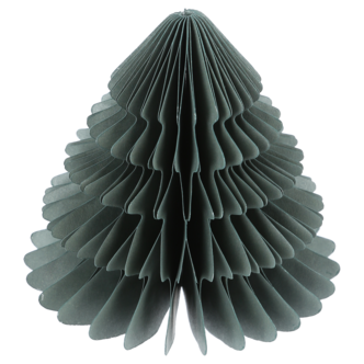 Pappersgran dekoration, veckad med magnet, 10 cm