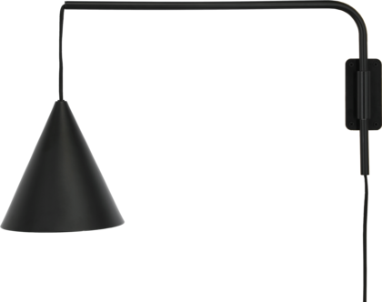Northlight Vide, vägglampa med arm, svart