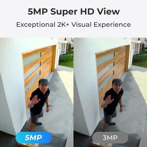 Reolink P320 KI-overvåkningskamera utendørs 5 MP, wifi