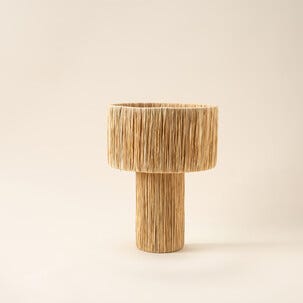 Amanda bordlampe i naturfiber 44 cm, Northlight