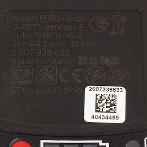 Akku Bosch 36V/2,6Ah