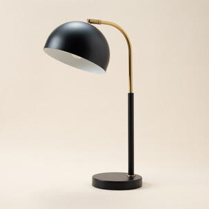 Elton Pöytävalaisin kallistettava varjostin musta, 52,5 cm, Northlight 