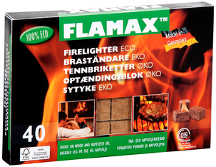 Tändkuber Flamax Eco 40-pack