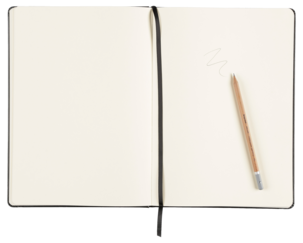 Sett med skisseblokk og 12 grafittblyanter, Talens