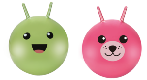 Kengurupallo lapsille 45 cm, 2 kahvaa, yli 3-vuotiaille