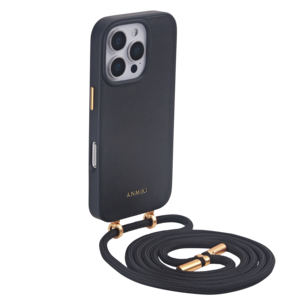 Anmiki Crossbody Phone Case iPhone 16 Pro Suojakuori ja olkahihna