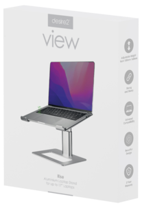 Desire2 Pystysuora tietokoneteline, säädettävä korkeus