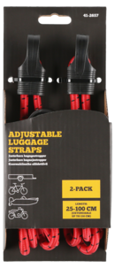 Bagagestroppar justerbara, 2-pack