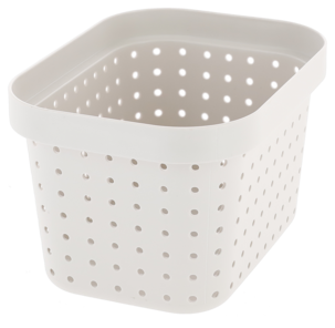 Oppbevaringskurv Neat beige, resirkulert plast