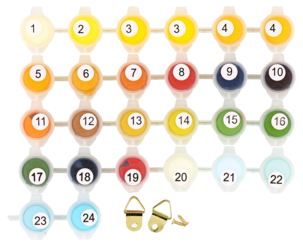 Måla efter nummer, Solrosor