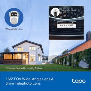 TP-Link Tapo C545D AI övervakningskamera WiFi utomhus