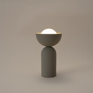 Northlight Birk Pieni pöytävalaisin metallia, 27,5 cm