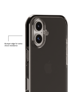 Holdit gjennomsiktig deksel til iPhone 16