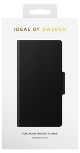 Plånboksfodral Atelier Wallet Intense Black för iPhone 14 Plus, iDeal of Sweden