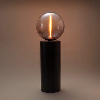 Deco gulvlampe svart metall E27, 50 cm, Northlight