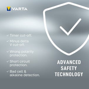 Varta LCD Plug Charger+ batteriladdare, 2600 mAh