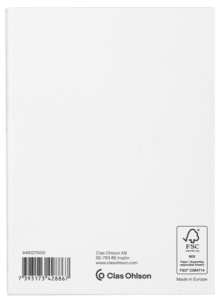 Grattiskort dubbelt med blank insida, 11 x 8 cm