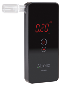 Alcotrx FCA35 alkometer med 6 munnstykker