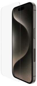 Skjermbeskyttelse til iPhone 15 Pro, Belkin ScreenForce UltraGlass 2