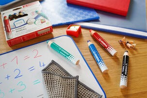 Stabilo MarkDry tusjer til whiteboard, flipover, 4-pakning