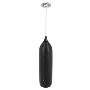 Mjölkskummare elektrisk, batteridriven, svart