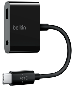 Belkin RockStar 3.5mm Audio + USB-C adapter