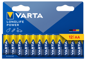 VARTA Longlife Power, alkaliskt batteri, AA/LR6