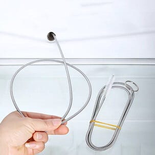 Rengöringsborste för kylskåp och avlopp, 155 cm