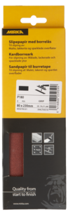 Mirka slipepapir med borrelås 80 x 230 mm, 3-pakning