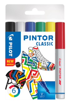 Pilot Pintor classic 6-pack tusjer