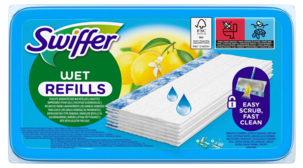 Swiffer Wet Refill fuktiga rengöringsdukar, 20-pack