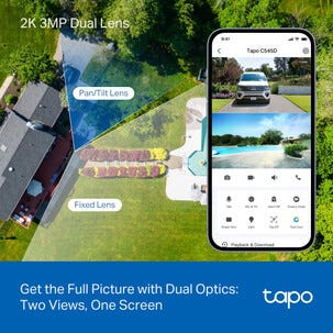TP-Link Tapo C545D AI övervakningskamera WiFi utomhus