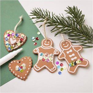 Creativ Company DIY-sett modellmasse julepynt, fra 6 år
