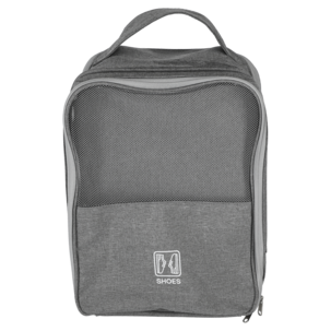 Skokub, skopåse resa, för 3 par skor, grå