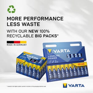 Varta Longlife Power batteri, 100-pakning
