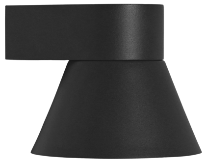 Nordlux Kyklop Cone vägglampa svart, 17,5 cm
