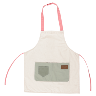 Förkläde barn bomull justerbara band