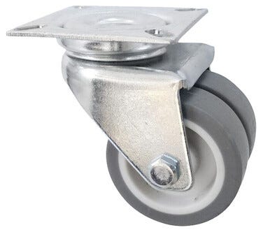 Dreibart dobbelt hjul, 50 mm