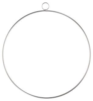 Metallirengas 30 cm koriste