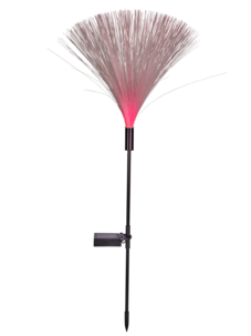 Solcellslampa med fiberoptik